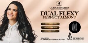 Moldes F1 Dual Flexy - Perfect Almond, Carol Carvalho, 140 un.